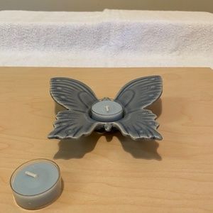 Blue Butterfly Tealight Candle Holder